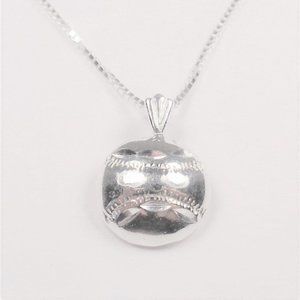 .925 SS BASEBALL SOFTBALL GAME BALL NECKLACE